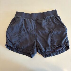 Faherty Arlie Day Linen-Blend Shorts Gray Size Large